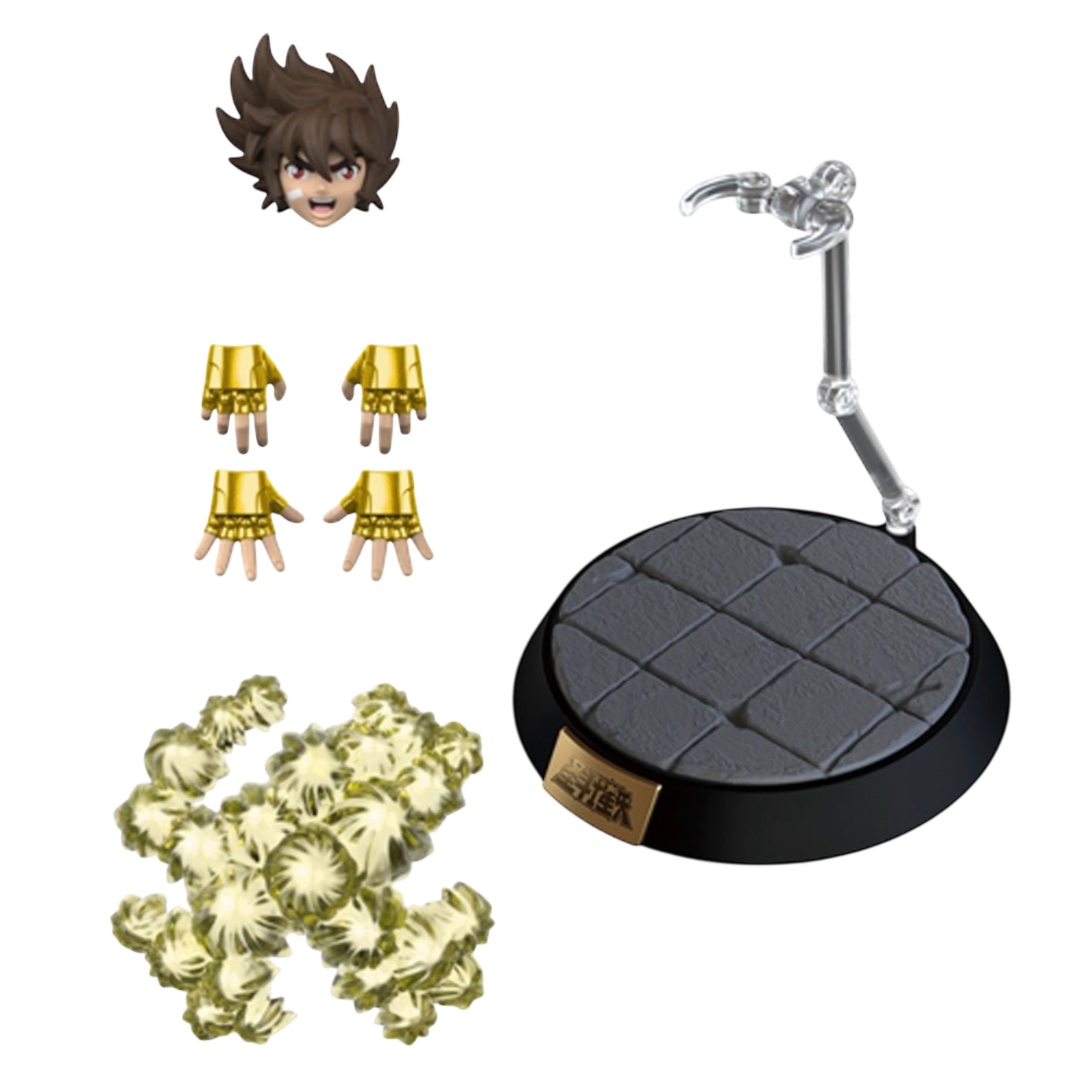 Blokees Saint Seiya Pegasus Seiya Gold Ex Action Figure Champion Class assemble Model Kit
