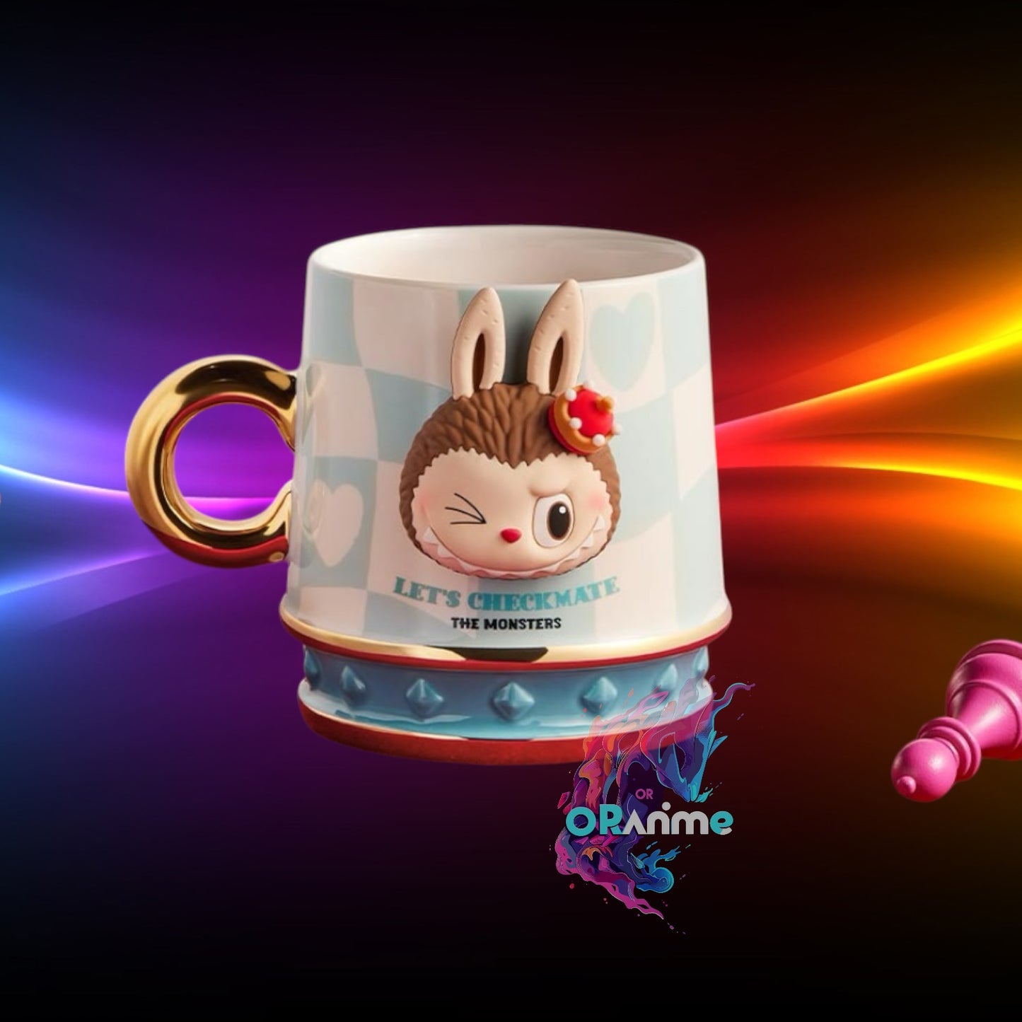 Pop Mart - The Monsters - Labubu Let'S CheckMate Mug - Blue