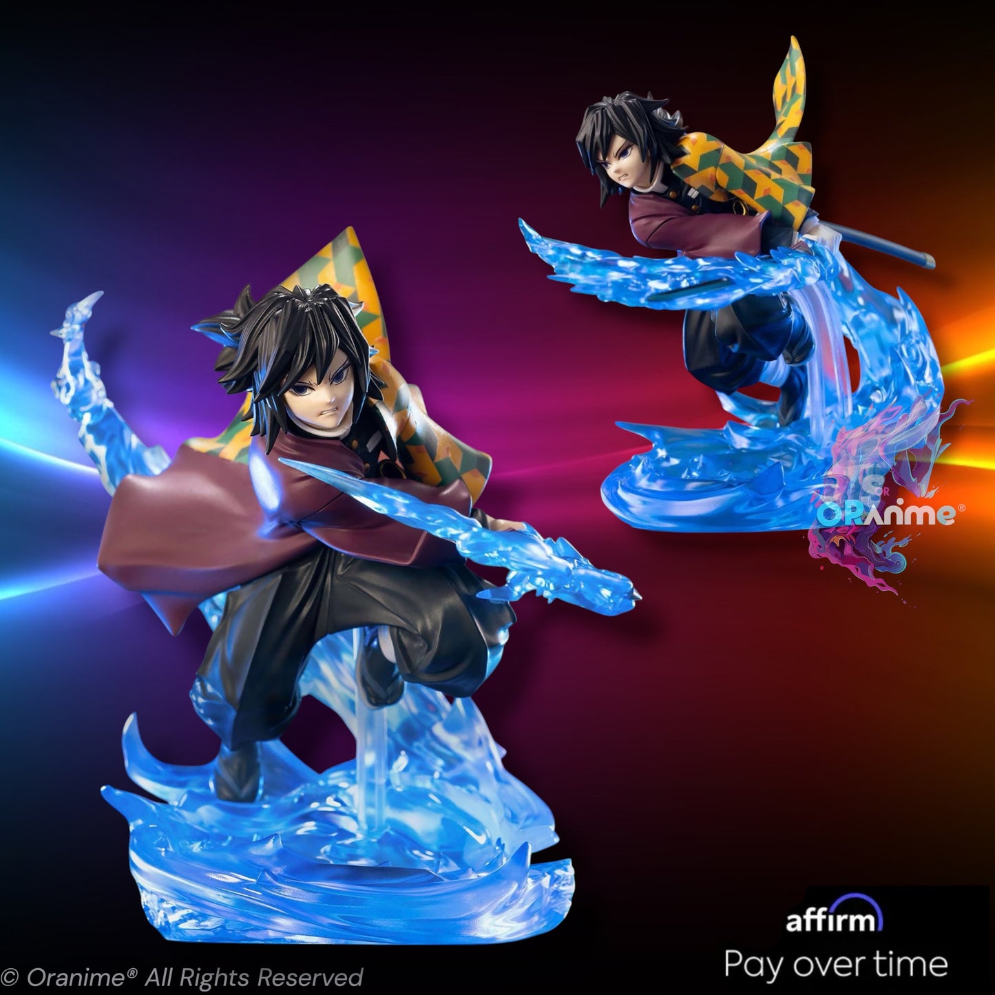 Sega XrossLink Anime Demon Slayer: Kimetsu no Yaiba Giyu Tomioka Statue