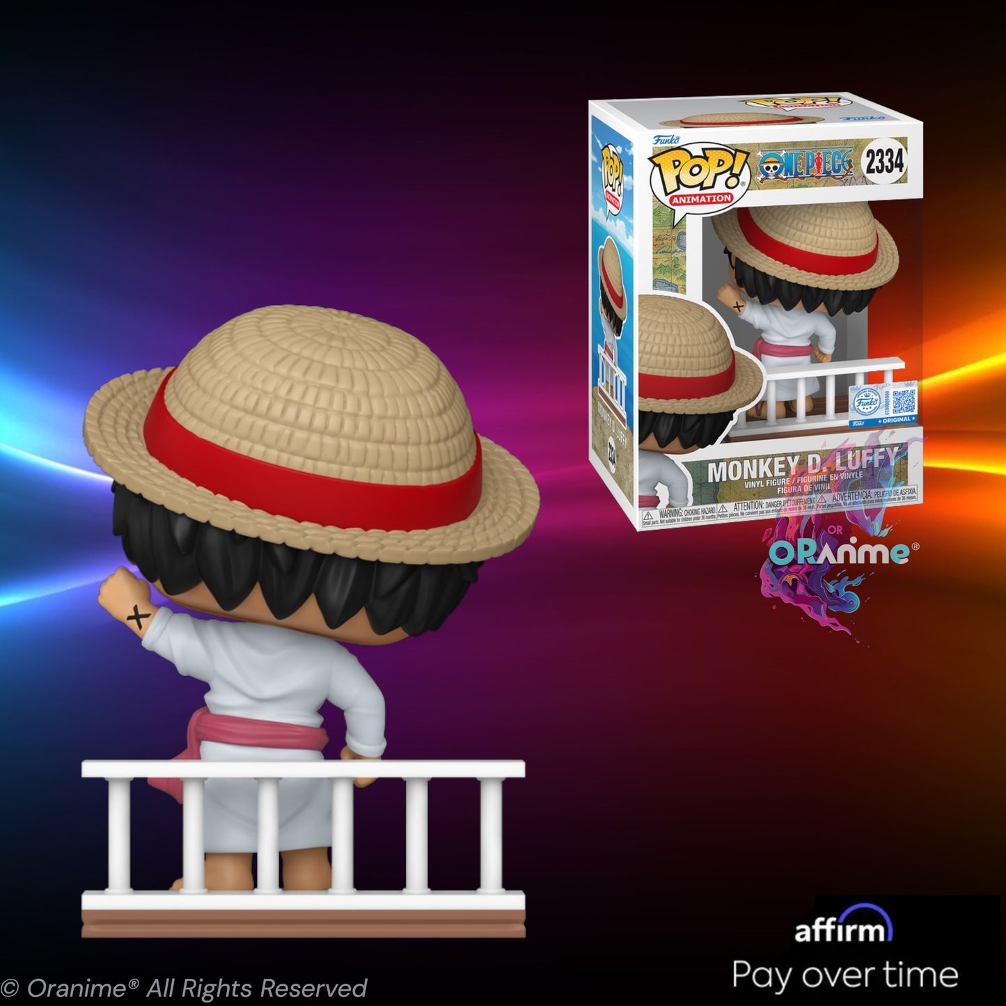 Funko Pop One Piece EE Exclusive Straw Hat Crew Monkey D. Luffy #2334
