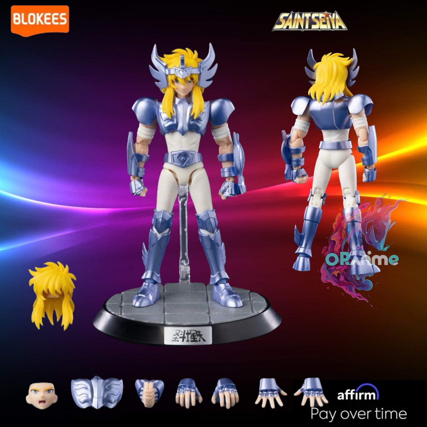 Blokees Saint Seiya Cygnus Hyoga 🦢❄️ Action Figure Champion Class assemble Model Kit *Pre-Order*
