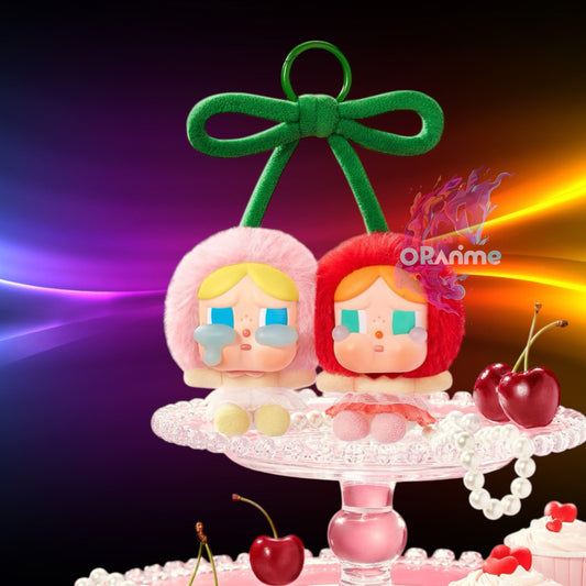 Pop Mart - CryBaby Crying For Love Series  Love You Cherry Much Keychain - Blind Box
