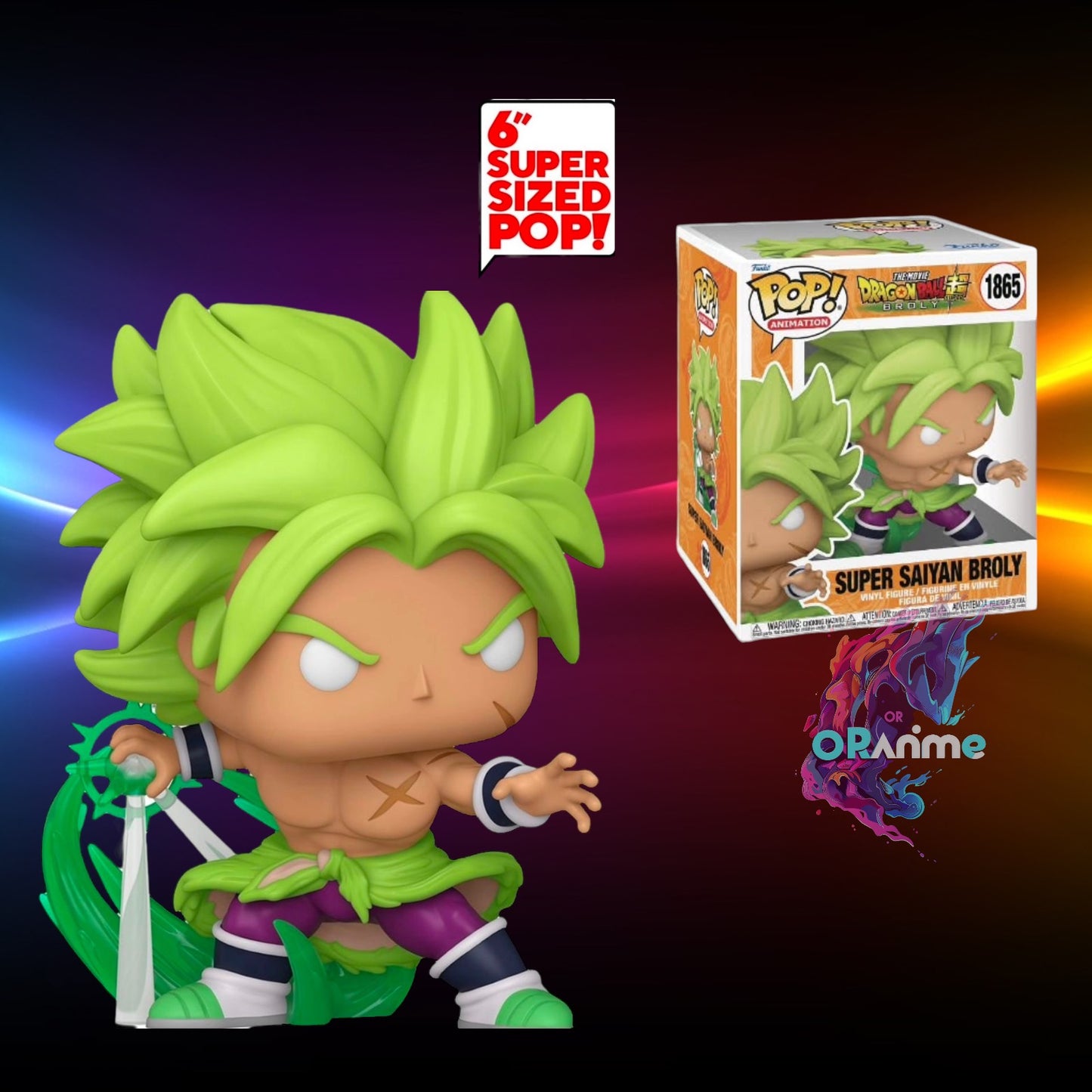 Funko Pop! Dragon Ball Super Broly Super Saiyan Broly 6 Inc