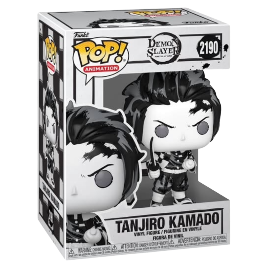 Funko Pop Demon Slayer Sumi-Ink Tanjiro, Nezuko, Inosuke, Zenitsu, Rengoku Set of 5 *PRE-ORDER*