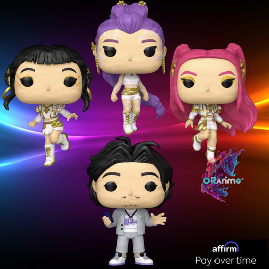 Funko Pop! - KPop Demon Hunters Bundle Wave 2 ( Zoey #2429, Rumi #2430, Mira #2431, Bobby #2432) *PRE-ORDER*