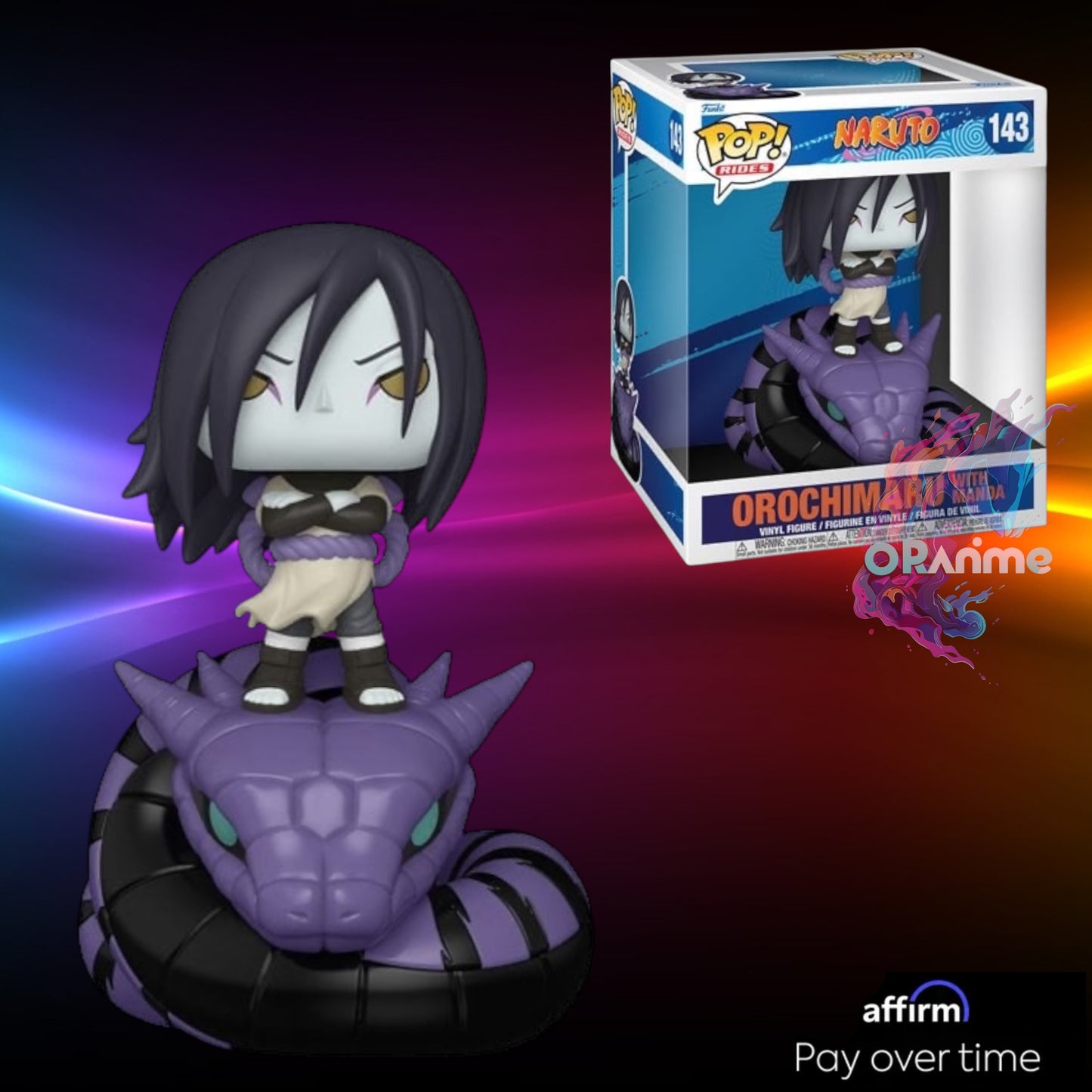 Funko Pop! Ride Naruto Orochimaru with Manda #143 *PRE-ORDER*