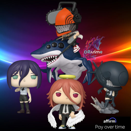 Funko Pop! Chainsaw Man: Reze Arc Bundle Reze #2348, Bomb #2349, Angel Devil #2350 & Deluxe Chainsaw Man and Beam #147 *PRE-ORDER*
