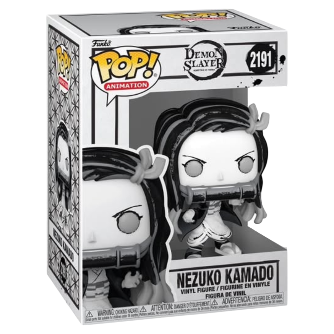Funko Pop Demon Slayer Sumi-Ink Tanjiro, Nezuko, Inosuke, Zenitsu, Rengoku Set of 5 *PRE-ORDER*