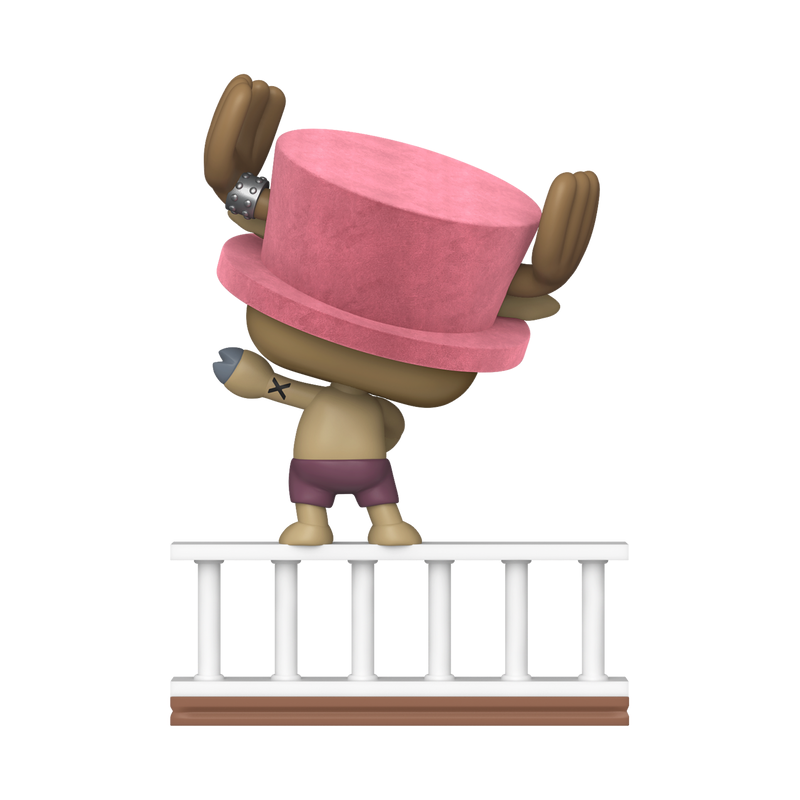 Funko Pop One Piece EE Exclusive Straw Hat Crew Tony Tony Chopper (Flocked) #2332