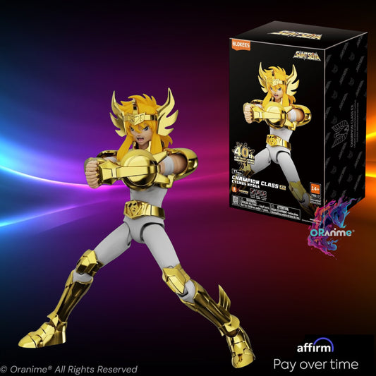 Blokees Saint Cygnus Hyoga Seiya Gold Ex Action Figure Champion Class assemble Model Kit *PRE-ORDER*