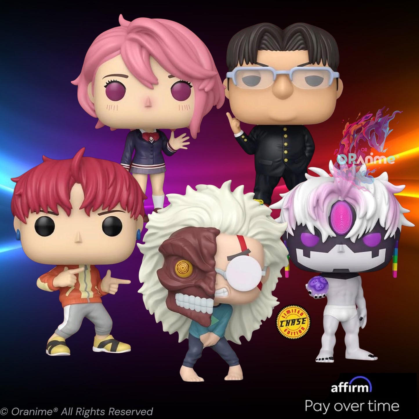 Funko Pop! Dan Da Dan Okarun, Aria, Kinta, Jiji Common & Chase Bundle of 5 *PRE-ORDER*