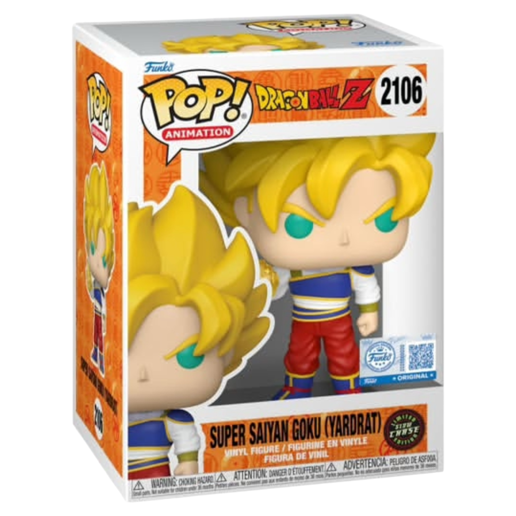 Funko POP! Goku (Yardrat) Dragon Ball Z #2106 Chase Variant PR Sticker Toy Temple Exclusive *PRE-ORDER*