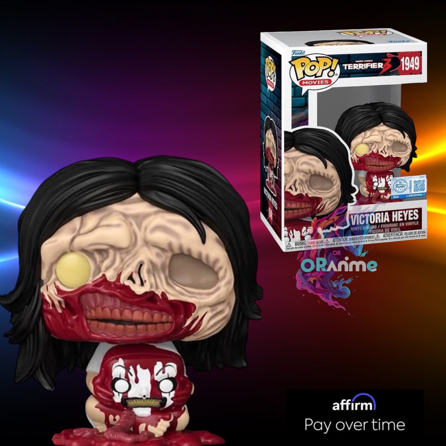 Funko Pop Terrifier 3 Victoria Heyes #1949 Entertainment Earth Exclusive *PRE-ORDER*
