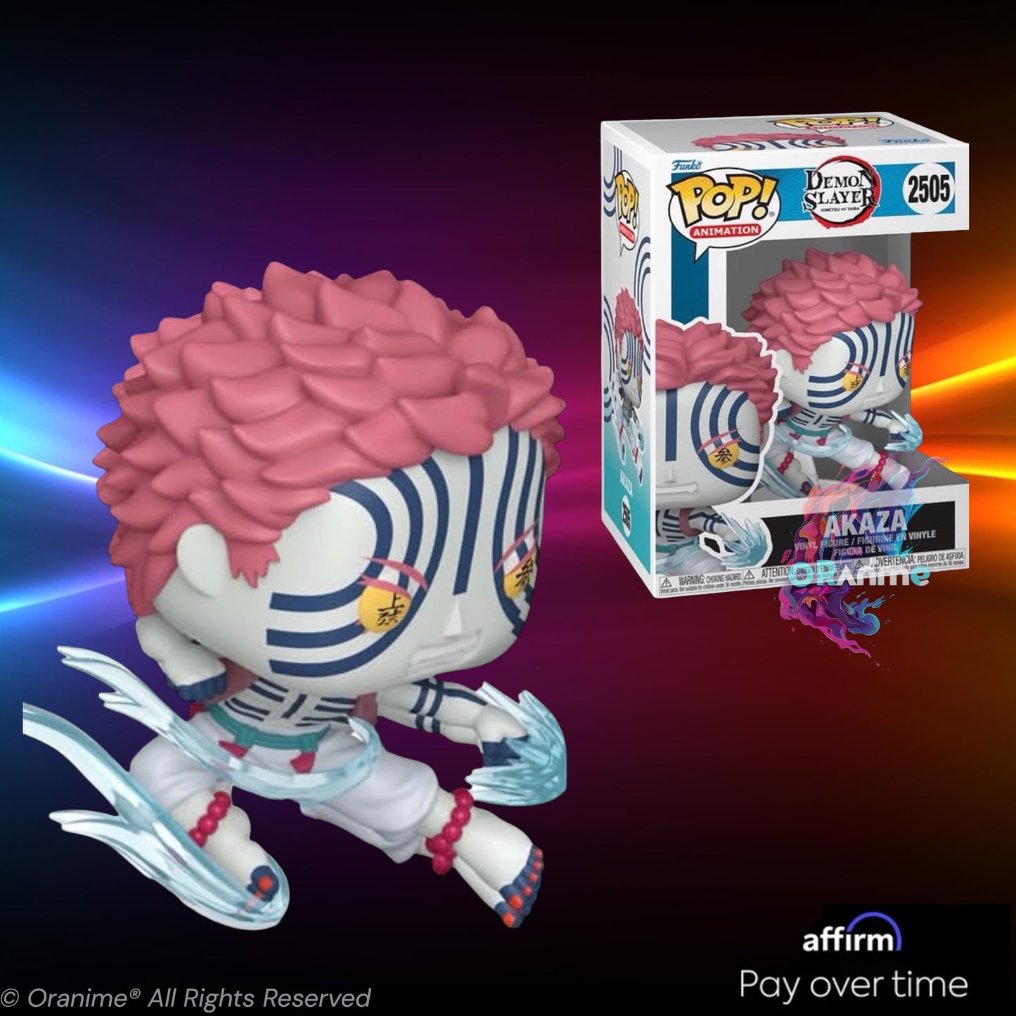 Funko Pop Demon Slayer Akaza #2505 Movie 1 Infinity Castle *PRE-ORDER*