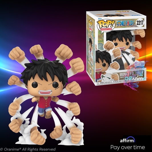 Funko Pop One Piece Monkey D. Luffy (Gum Gum Gatling) #2217 Exclusive
