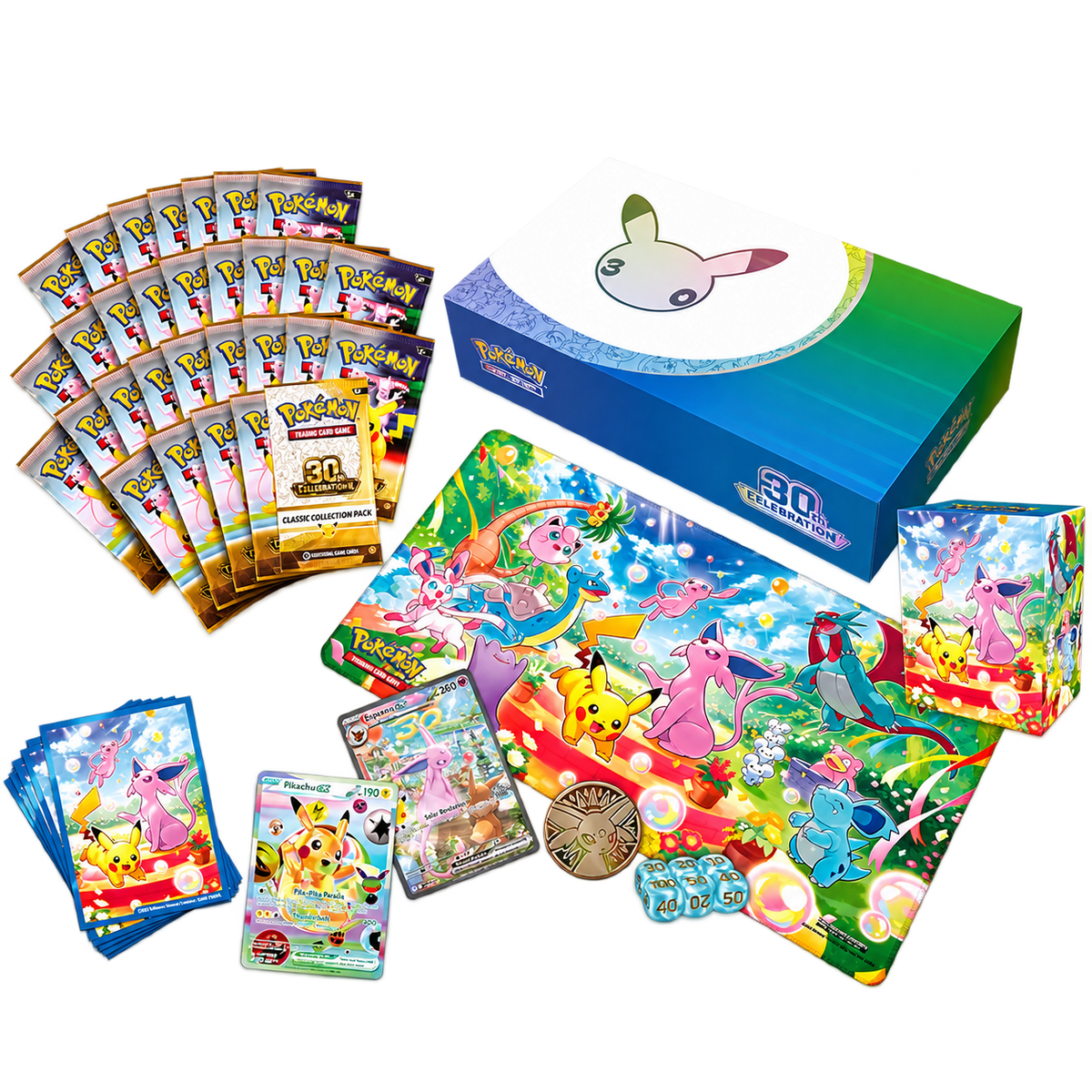 Pokémon TCG: 30th Celebration Ultra-Premium Collection Day. English, Factory Sealed, Official Pokémon TCG Product.