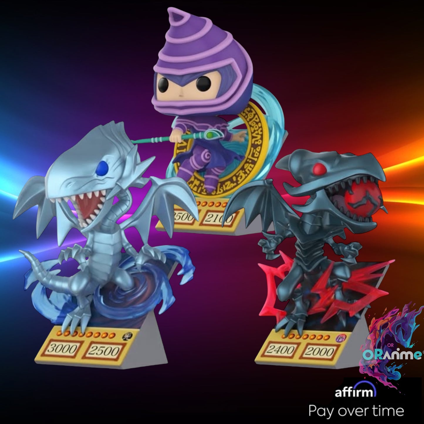 Funko Pop! Premium Yu-Gi-Oh Bundle Drak Magician Red Eye Dragon Blue Eye White Dragon #2316 *PRE ORDER*