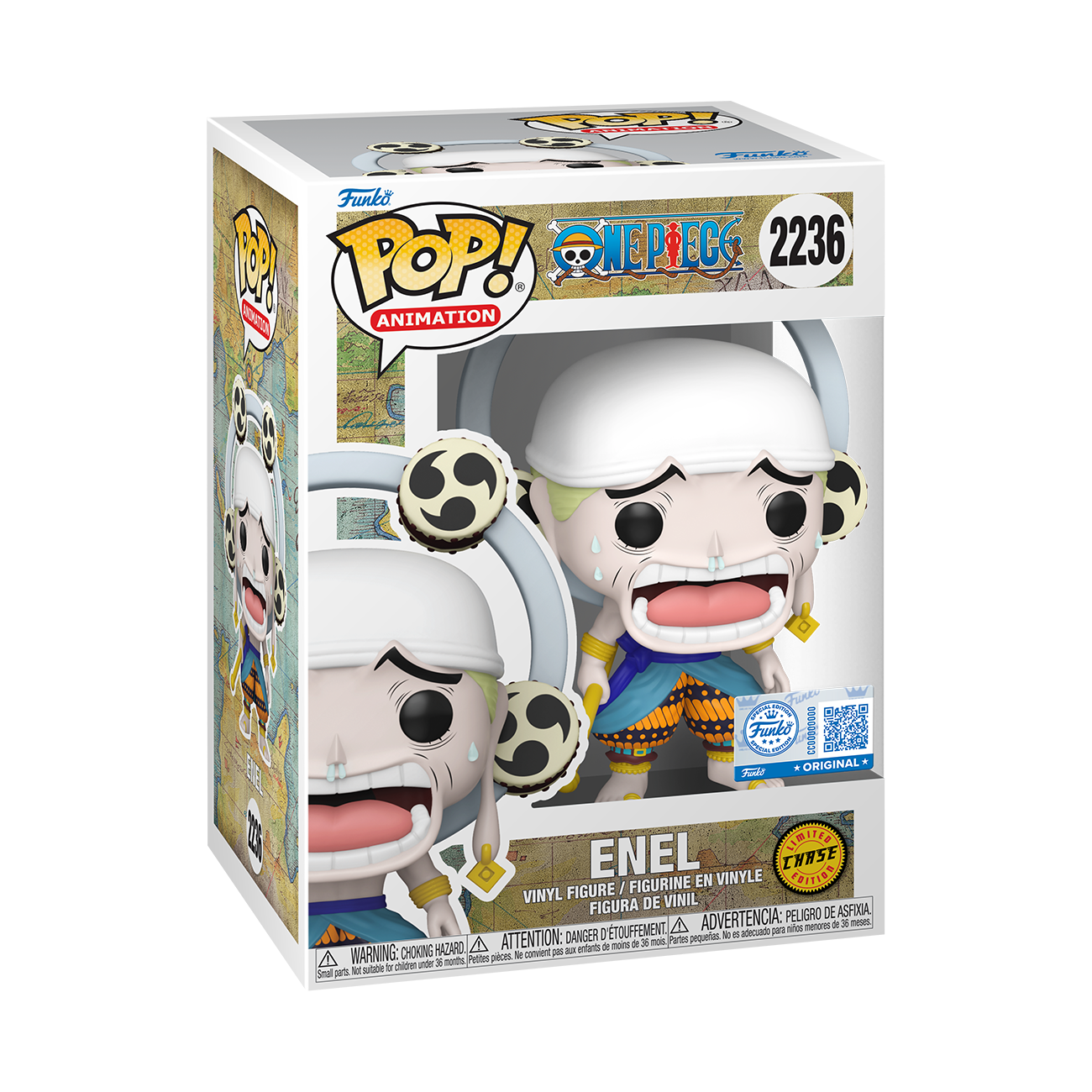 Funko Pop One Piece Enel #2236 CHASE Variant Exclusive