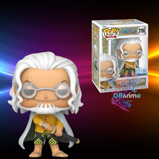 Funko Pop Plus One Piece Silvers Rayleigh #2150 PR Sticker Chalice Exclusive *PRE-ORDER*
