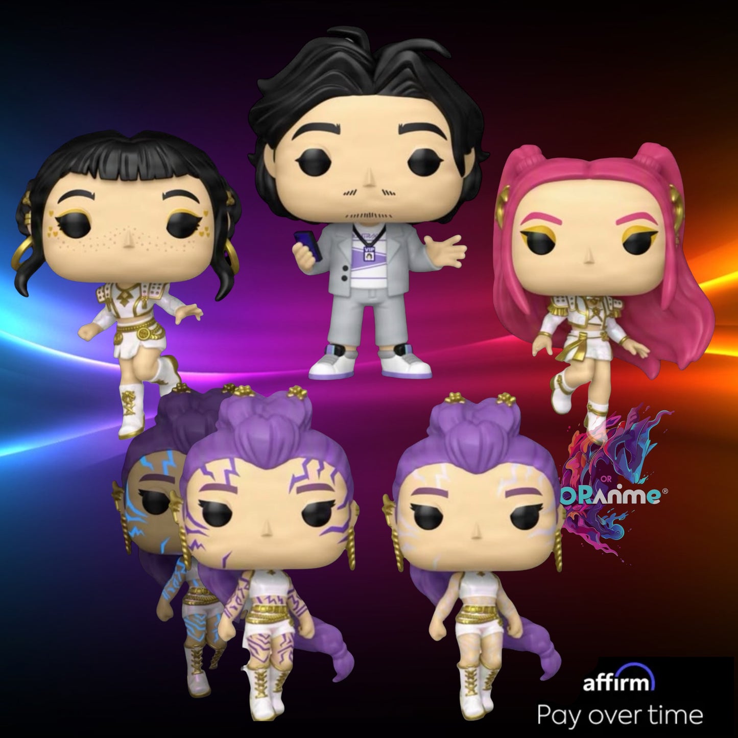 Funko Pop! - KPop Demon Hunters Bundle Wave 2 ( Zoey #2429, Rumi #2430 Chase & Common, Mira #2431, Bobby #2432) *PRE-ORDER*