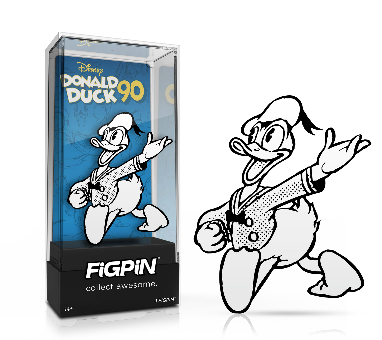 FIGPIN Donald Duck 3 Piece Box Pin Set Exclusive LE 500 Disney D23 Expo 2024