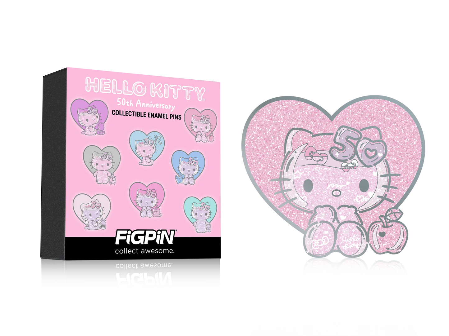 FiGPiN - Mystery Mini Pin Series 5 - Hello Kitty 50th Anniversary - Case of 10 Enamel Pin