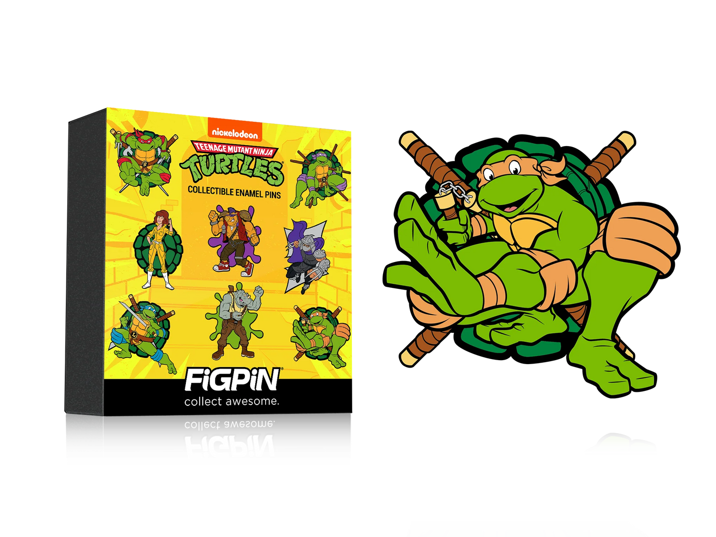 FiGPiN - Mystery Mini Pin Series 1 - Teenage Mutant Ninja Turtles - Case Of 10 Enamel Pin