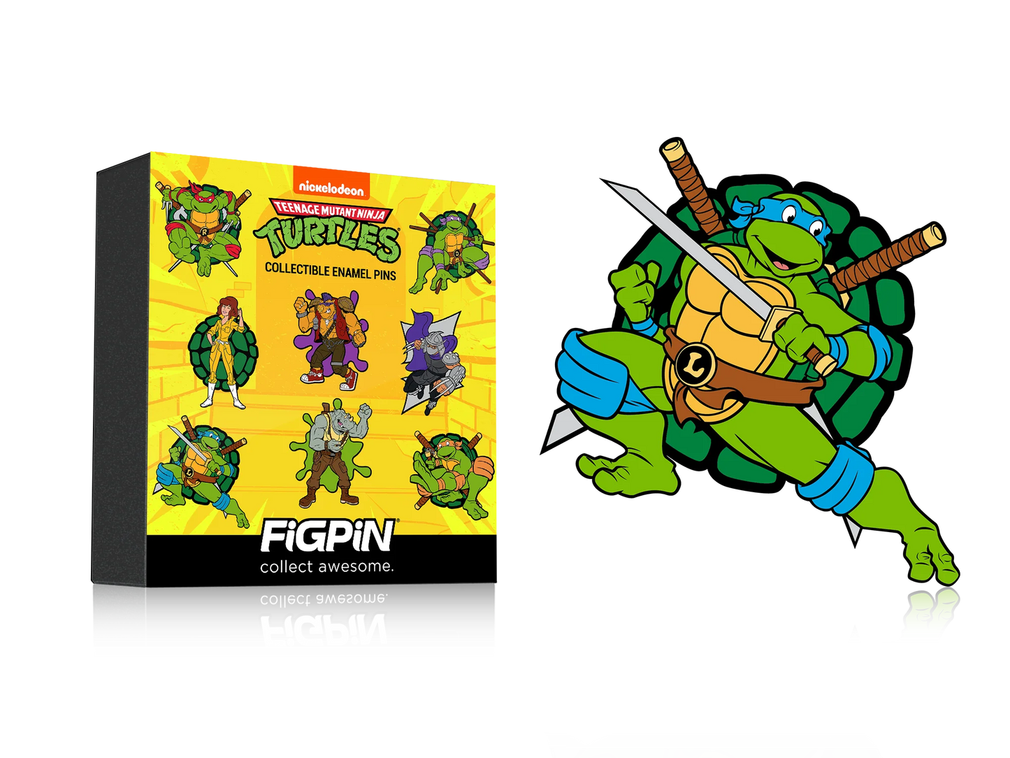 FiGPiN - Mystery Mini Pin Series 1 - Teenage Mutant Ninja Turtles - Case Of 10 Enamel Pin