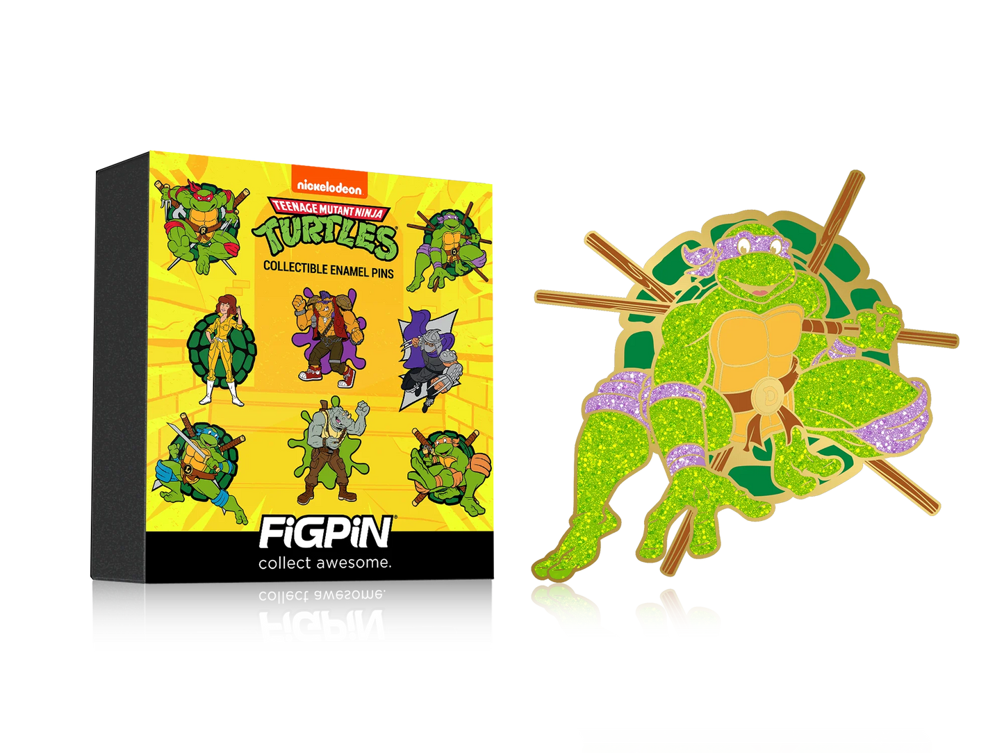 FiGPiN - Mystery Mini Pin Series 1 - Teenage Mutant Ninja Turtles - Case Of 10 Enamel Pin