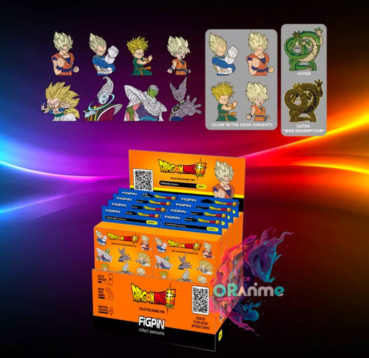 FiGPiN - Mystery Mini Pin Series 1 - Dragon Ball Super - Case of 10 Enamel Pin