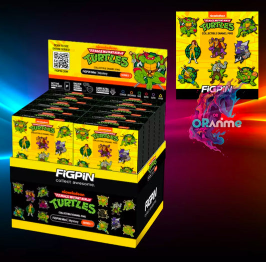 FiGPiN - Mystery Mini Pin Series 1 - Teenage Mutant Ninja Turtles - Case Of 10 Enamel Pin