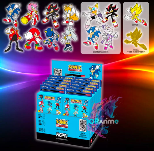 FiGPiN - Mystery Mini Pin Series 2 - Sonic the Hedgehog - Case of 10 Enamel Pin