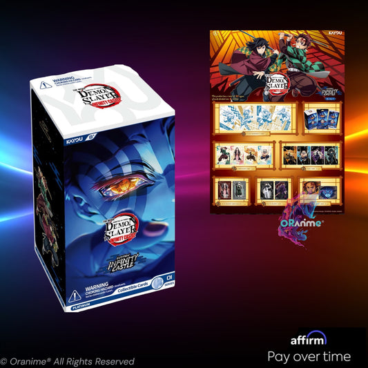 Kayou Demon Slayer: Kimetsu no Yaiba Infinity Castle Movie Edition EN Ver. Collectible Trading Cards Display of 12 Packs *PRE-ORDER*