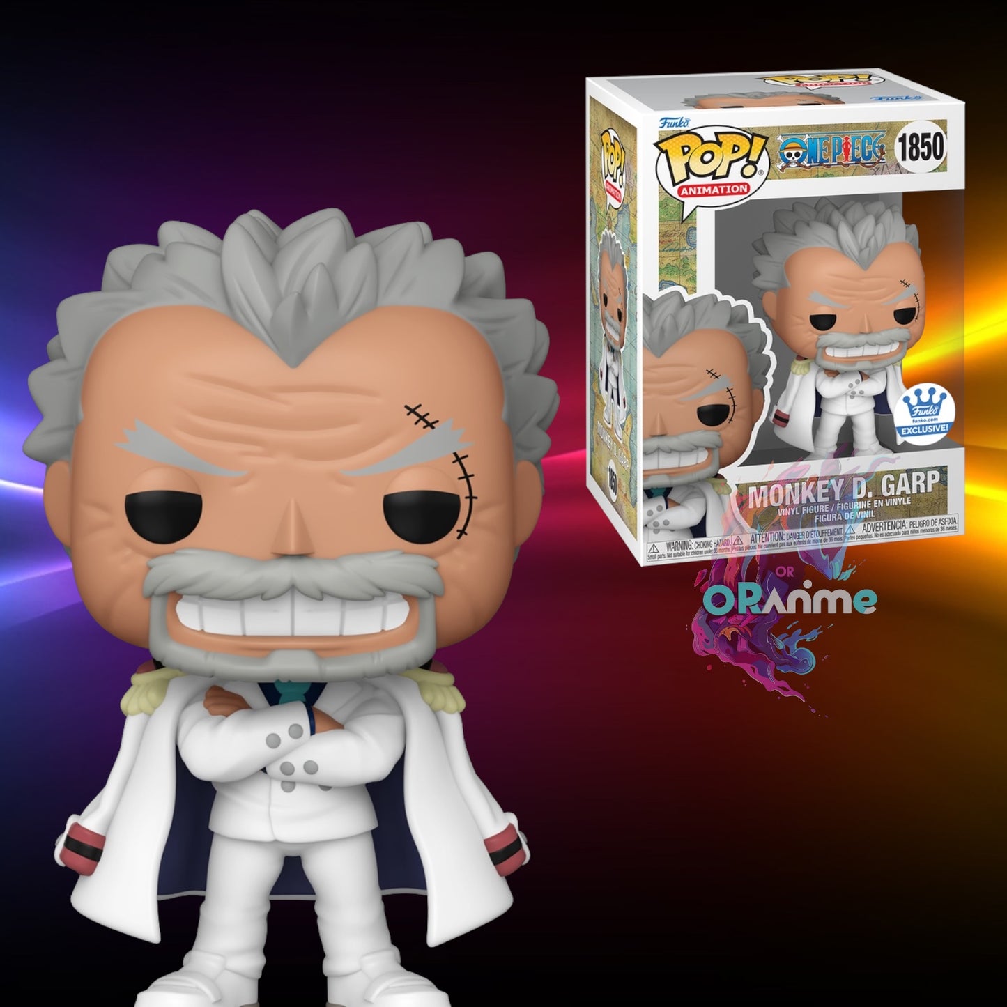 Funko Pop One Piece Monkey D. Garp w/Hard Protector Funko Exclusive