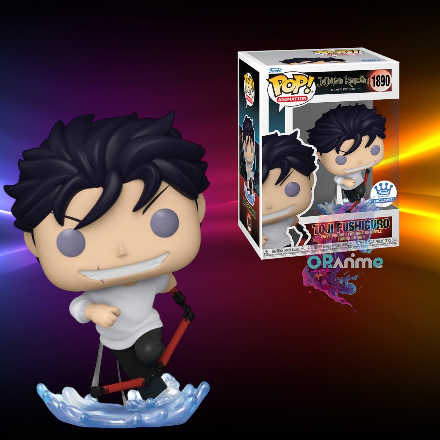 Funko Pop! Jujutsu Kaisen Toji Fushiguro (Possessed) #1890 Funko Exclusive
