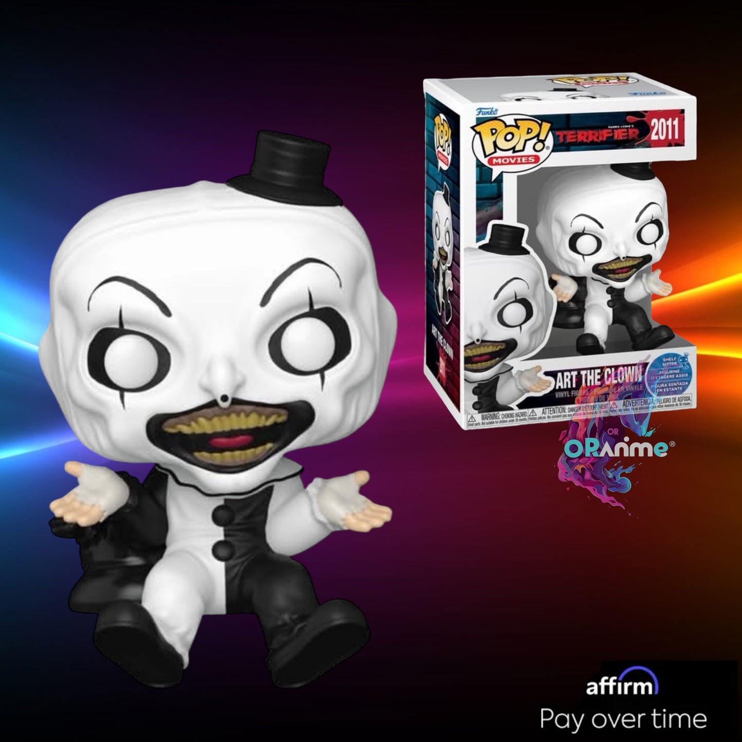 Funko Pop! Art the Clown #2011 – Terrifier Shelf Sitter *PRE-ORDER*
