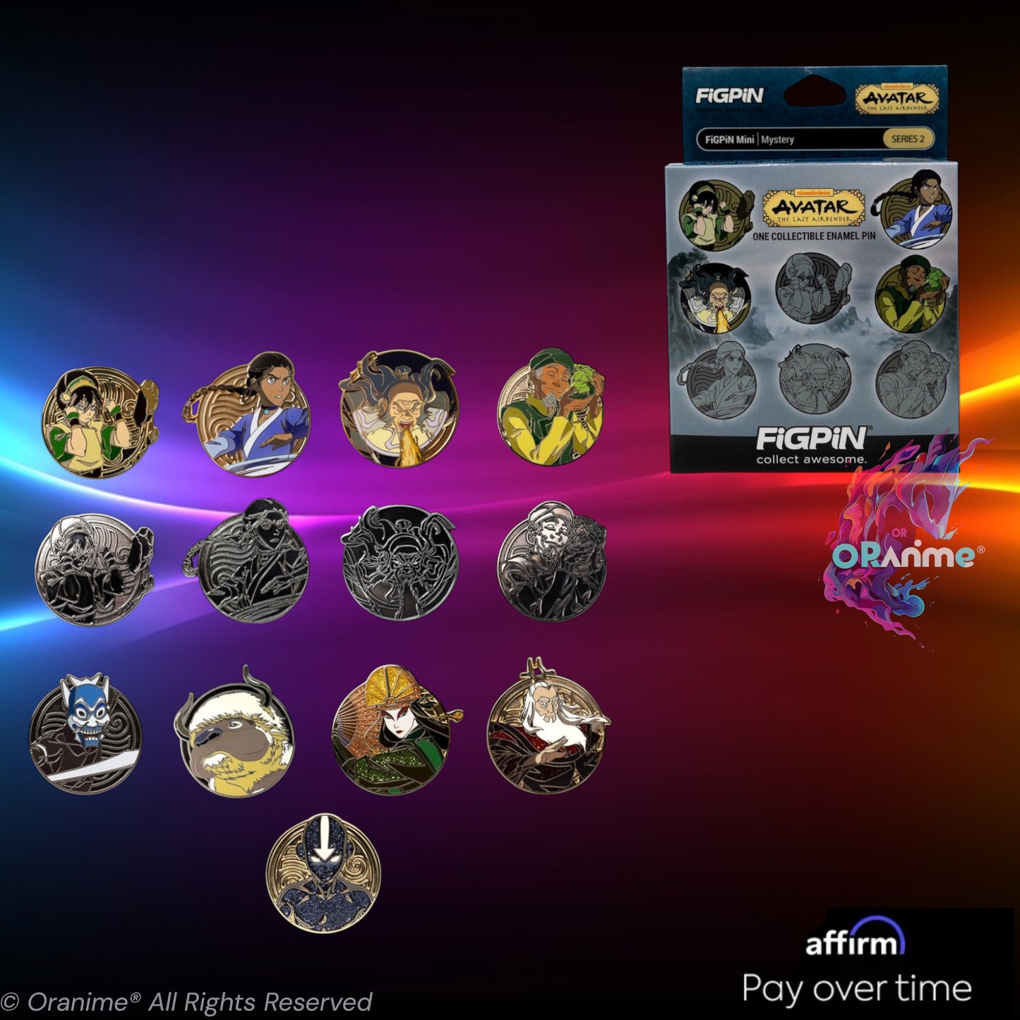 FiGPiN - Mystery Mini Pin Series 2 - Avatar: The Last Airbender Enamel Pin