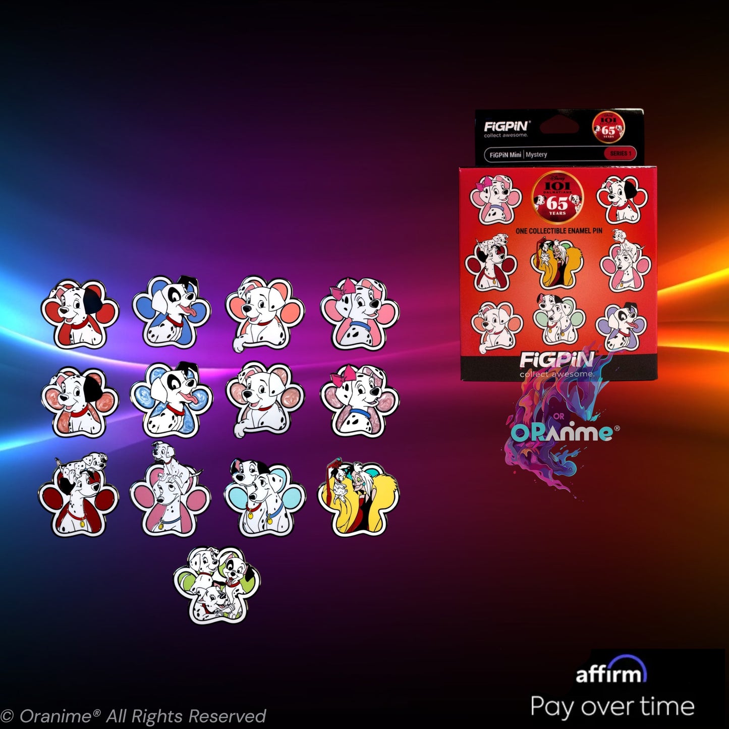 FiGPiN - Mystery Mini Pin Series 1 - 101 Dalmatians Enamel Pin *PRE-ORDER*