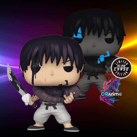 Funko Pop! Jujutsu Kaisen Toji Hidden Inventory #1889 Chase GID PR Sticker Chalice Exclusive