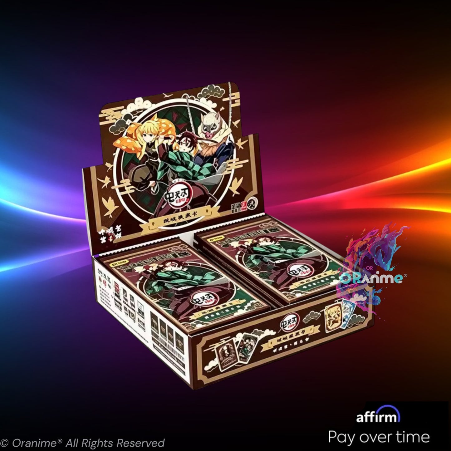 KAYOU Demon Slayer Trading Card Breath Booster Box (Infinity Castle Arc) CN Ver. Sealed