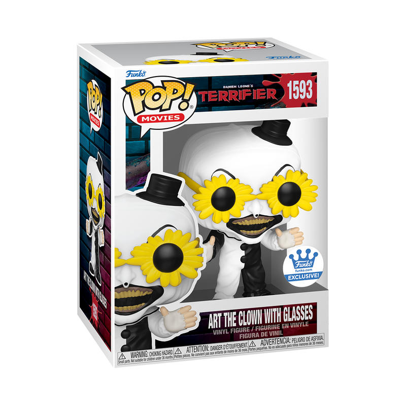 Funko Pop! Terrifier: Art The Clown With Glasses Exclusive #1593