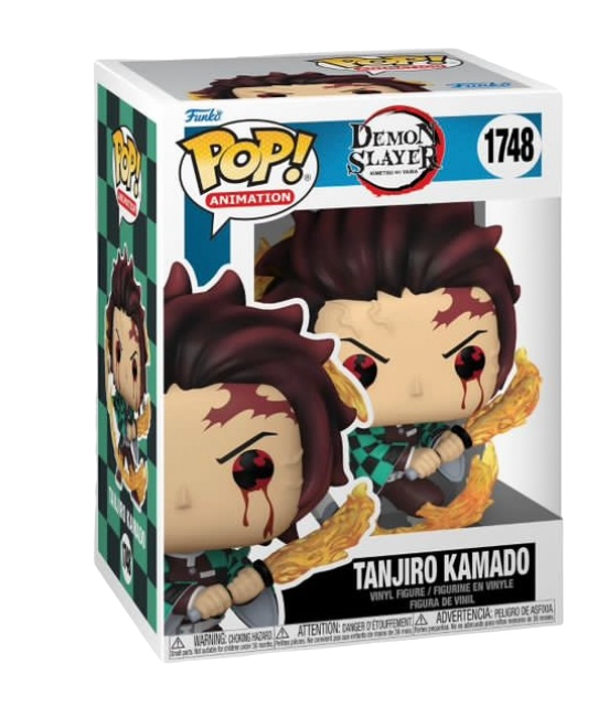 Funko Pop! Tanjiro Kamado Hinokami Kagura Demon Slayer # 1748