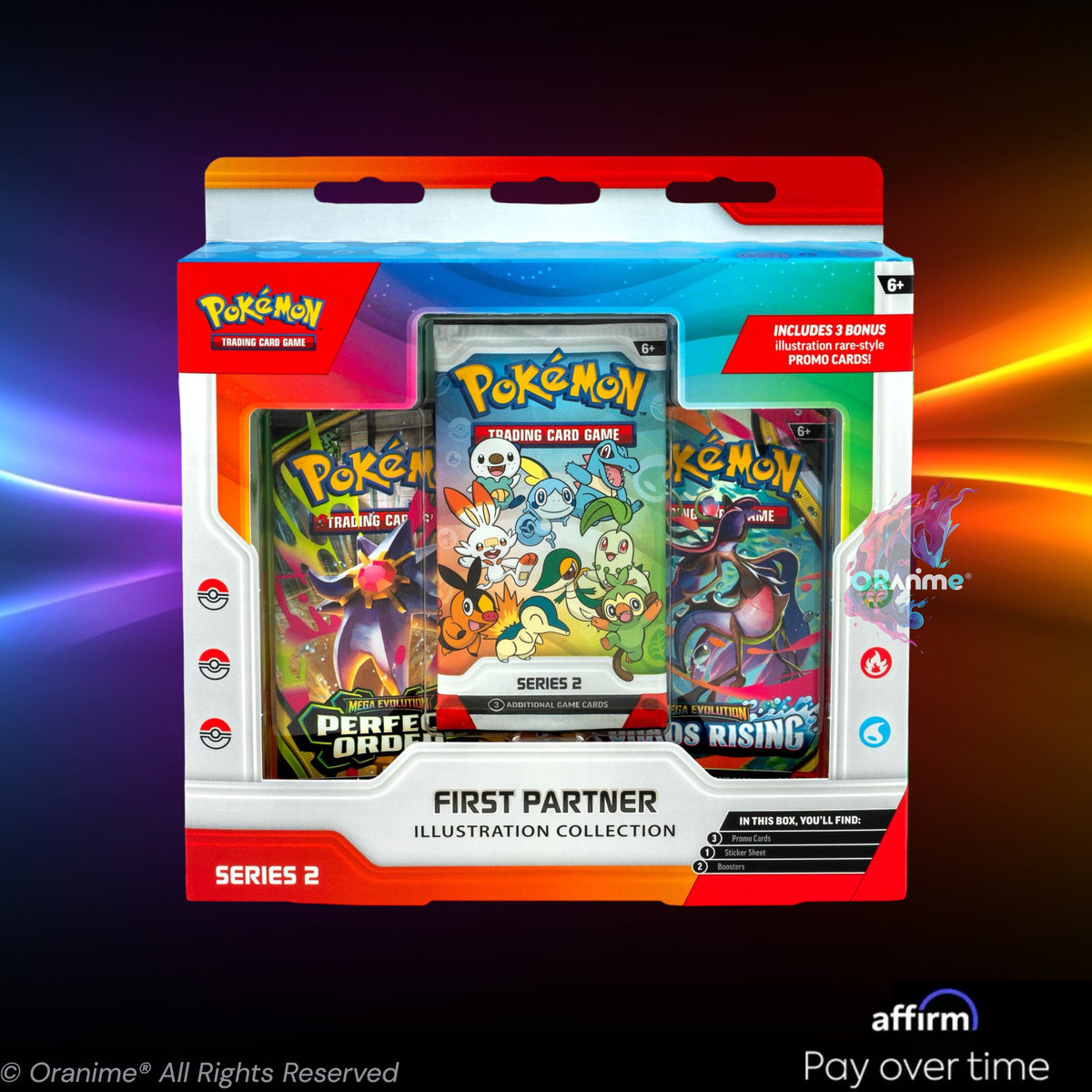 Pokémon TCG: First Partner Illustration Collection – Series 2. English, Factory Sealed, Official Pokémon TCG Product.