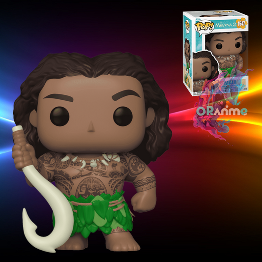 Funko Pop! Disney - Moana 2 - Maui with Fish Hook # 1547