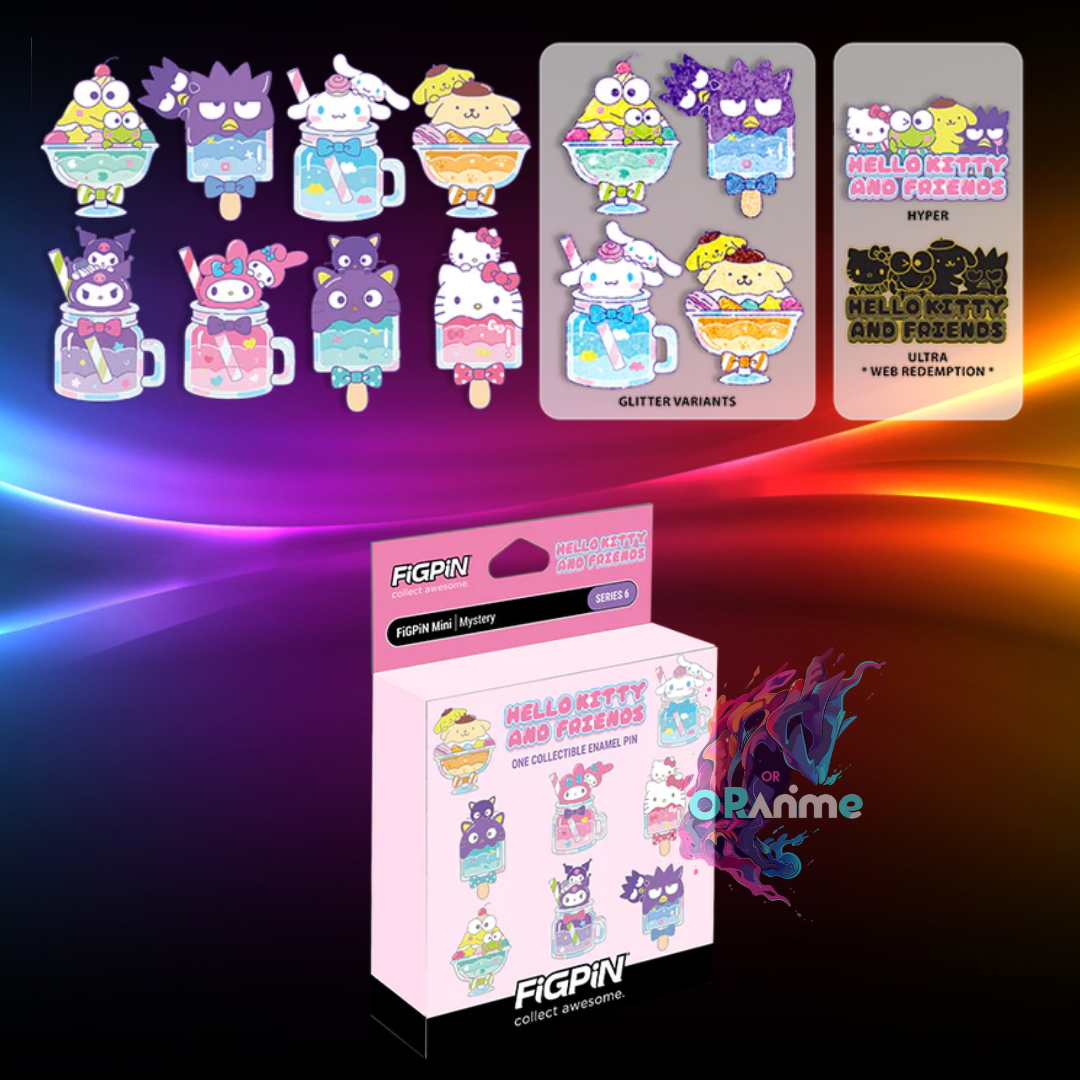 FiGPiN - Mystery Mini Pin Series 6 - Hello Kitty - Case of 10 Enamel Pin