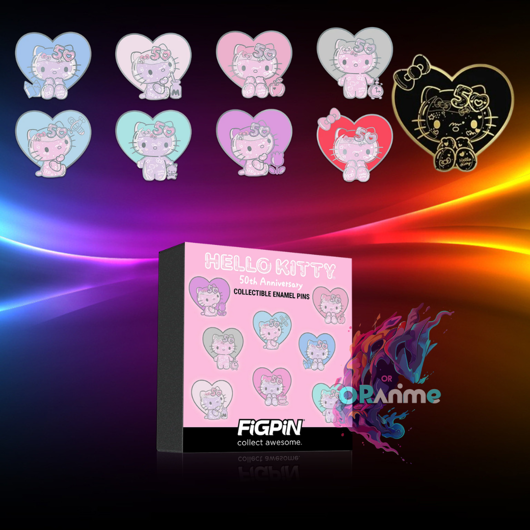 FiGPiN - Mystery Mini Pin Series 5 - Hello Kitty 50th Anniversary - Case of 10 Enamel Pin