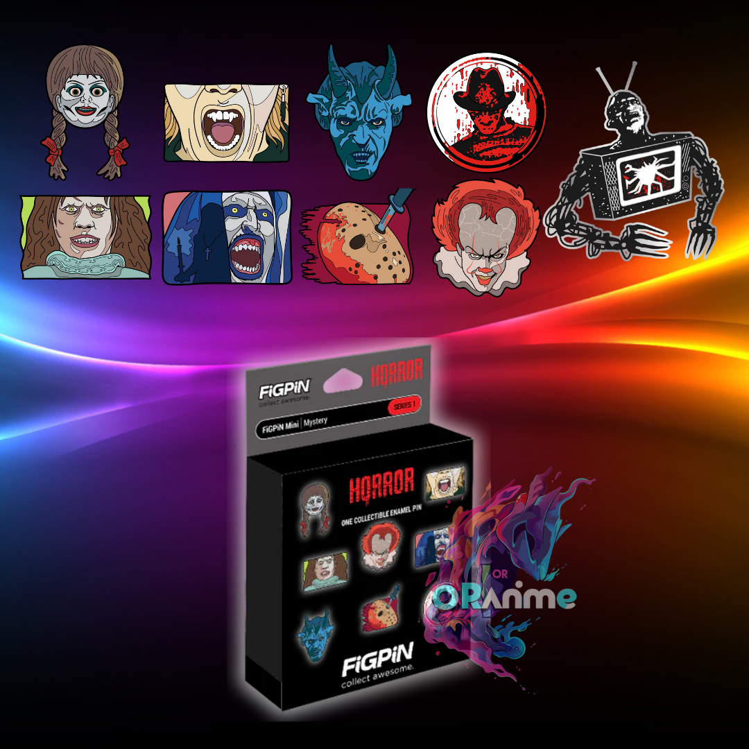 FiGPiN - Mystery Mini Pin Series 1 - Horror - Case of 10 Enamel Pin