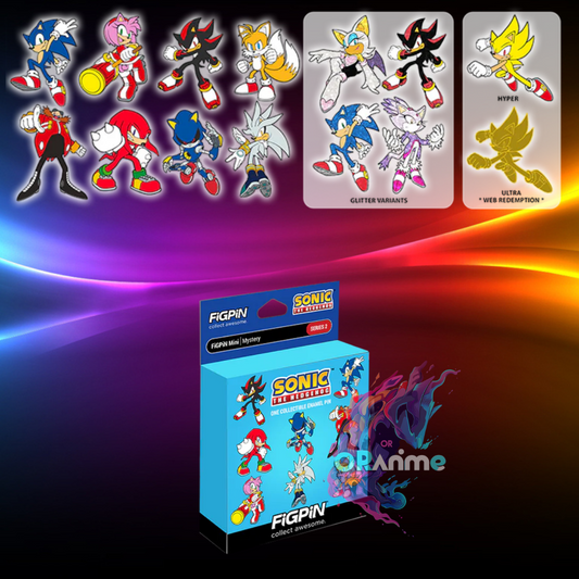 FiGPiN - Mystery Mini Pin Series 2 - Sonic the Hedgehog - 1 Blind Box Enamel Pin