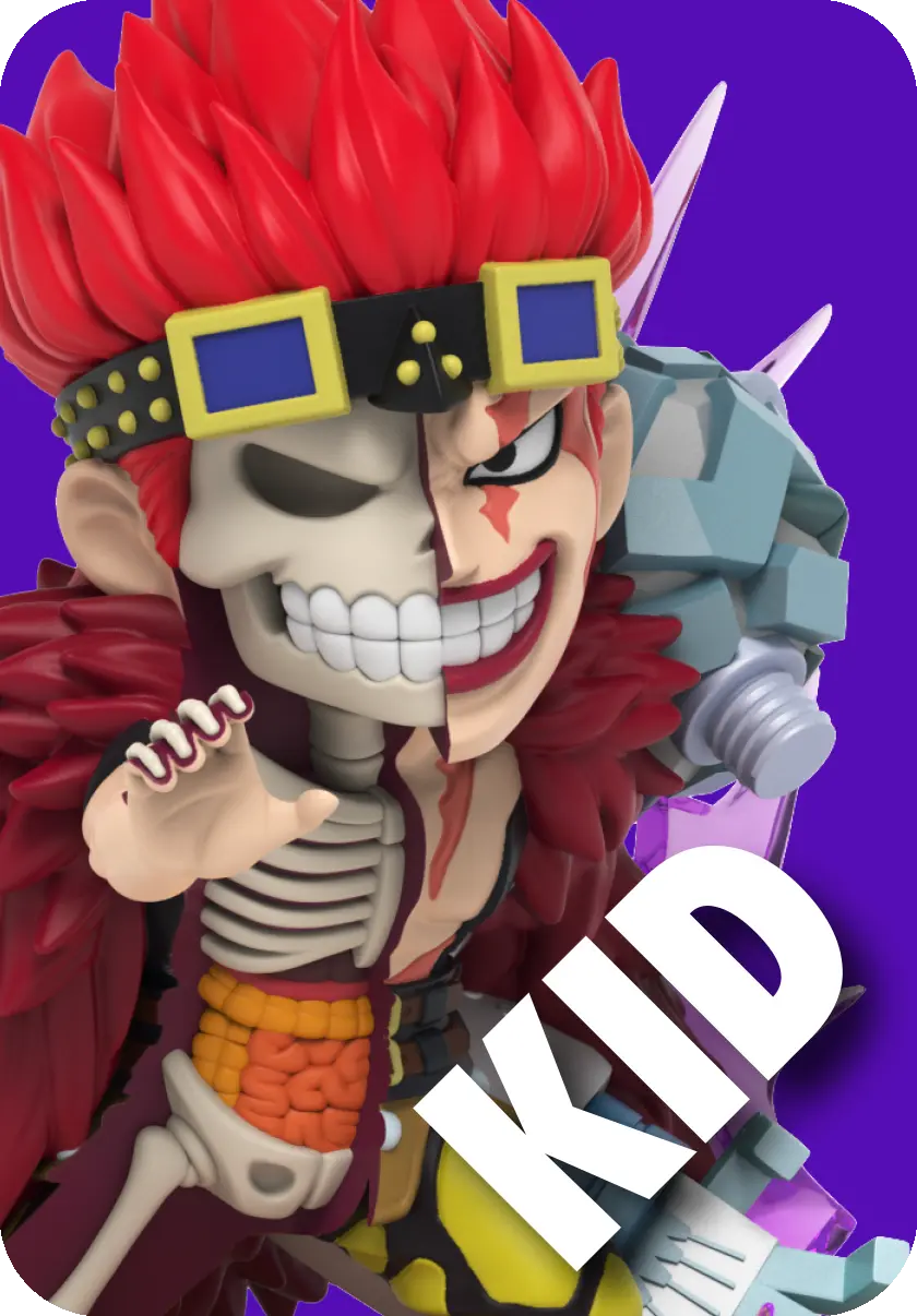 Mighty Jaxx - Freeny's Hidden Dissectibles: One Piece - Wano Arc Edition - 1 Blind Box Figure