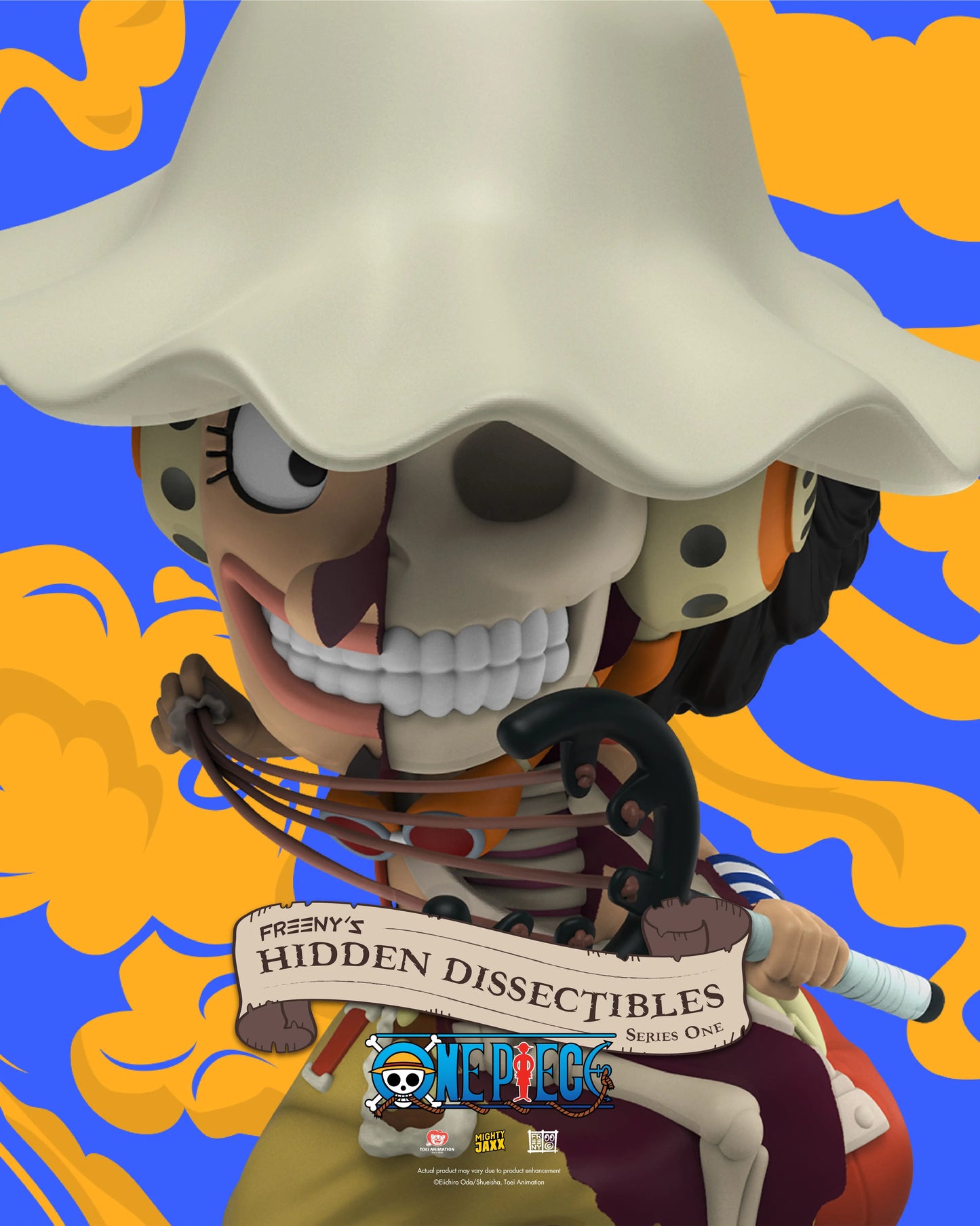 Mighty Jaxx - Freeny's Hidden Dissectibles: One Piece S1 - 1 Blind Box Figure